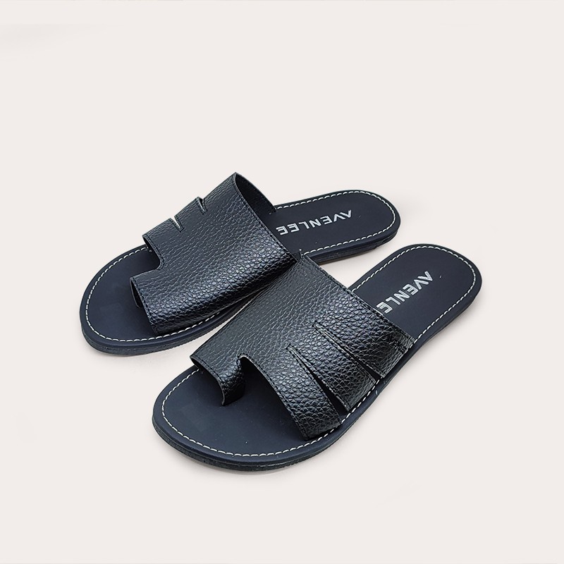 Sandal Wanita Jepit Jempol Papirut Motif Kulit Jeruk Sol Karet Anti Licin Avenlee Iris