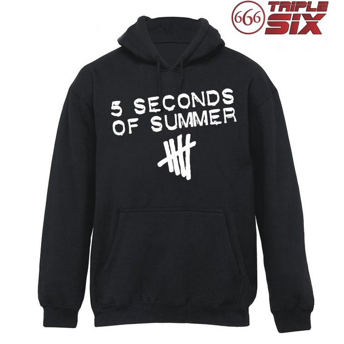 Jaket Hoodie 5 seconds of Summer BLACK