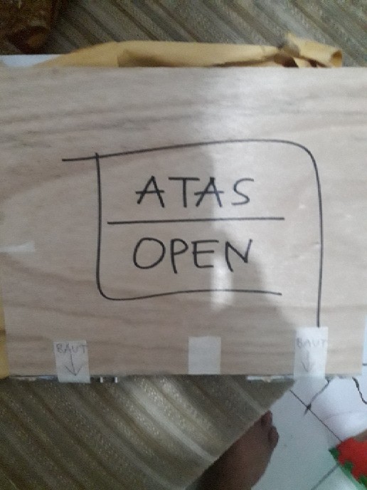 Nomor Rumah Stainless Steel Etching Uk 20x25cm