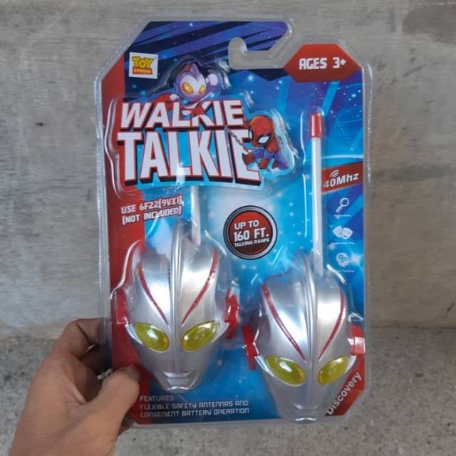 Mainan ht walkie talkie karakter halo polisi edukasi anak