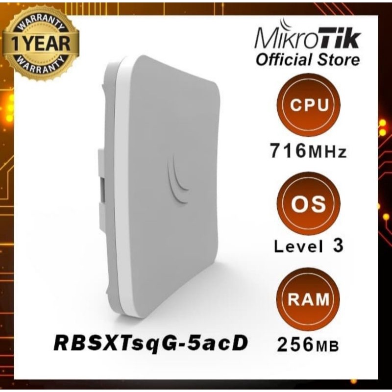Mikrotik RBSXTsqG-5acD RB SXTsqG 5acD SXTsq Lite5 Lite 5 ac