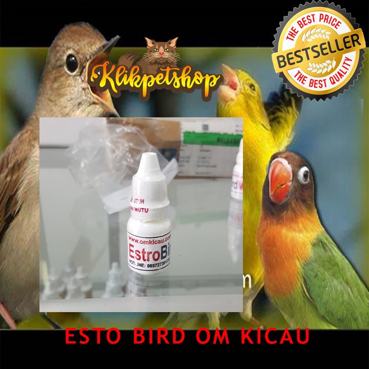 ESTRO BIRD OM KICAU VITAMIN BURUNG MENINGKATKAN PRODUKSI HORMON SEMANGAT TEMPUR KESUBURAN