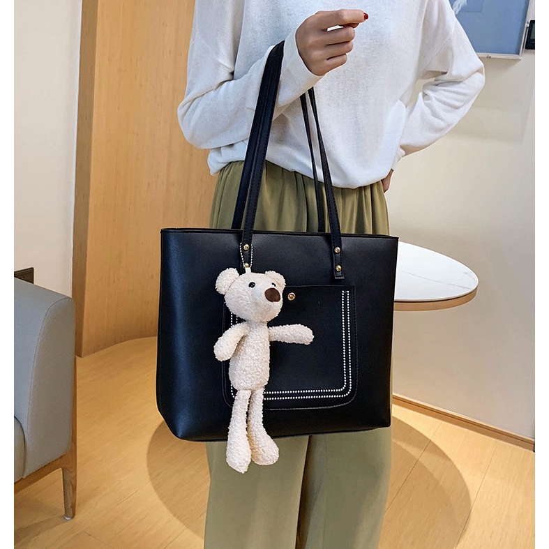 MV_Marvelouz MV111730 tas TOTE BAG 2IN1 free boneka wanita import terbaru 1kg bisa 2 tas GT1730