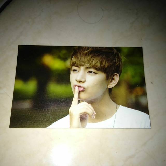Taehyung photocard BTS 2nd Muster
