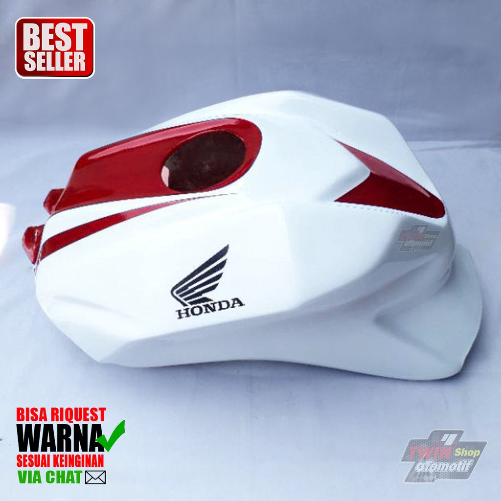 COVER TANGKI CB150R OLD KONDOM TANGKI CB150R OLD STREETFIRE LIST MERAH