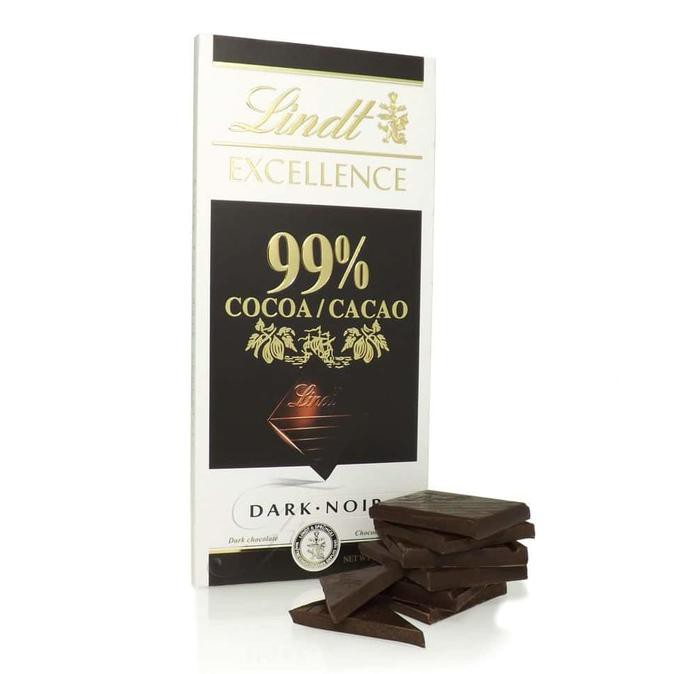

PROMO ENAK Lindt Dark Chocolate 99% Dark Chocolate / Coklat Healthy Brain Booster Terlaris