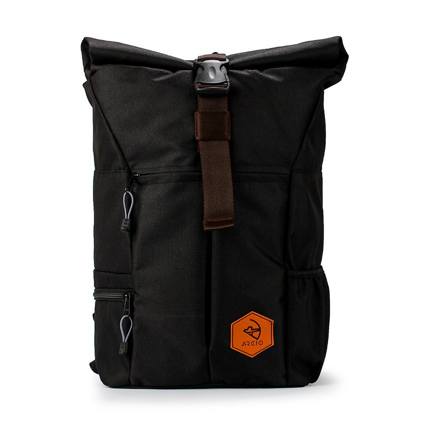 THEO BLACK |MNM x ARCIO| Backpack Tas Ransel Pria FREE RAINCOVER - ORI