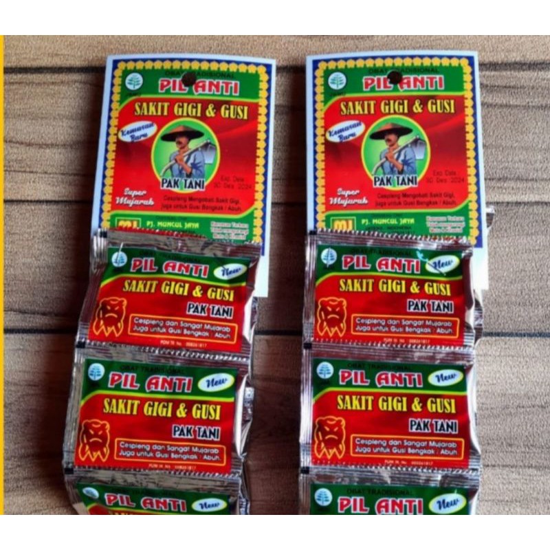 PIL anti sakit gigi dan gusi PAK TANI ORIGINAL | obat sakit gigi merk