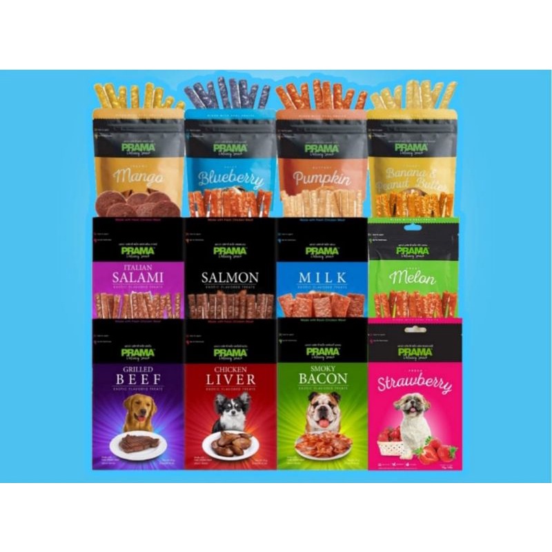 Prama delicacy snack cemilan Anjing cemilan doggy snack 70gr