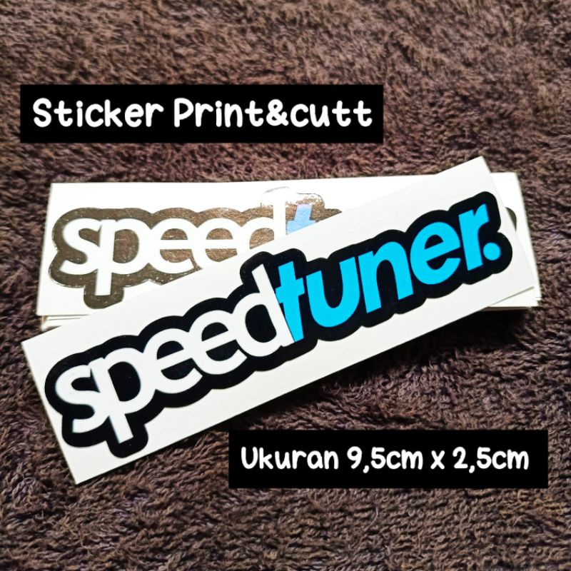 sticker printing SPEEDTUNER 2TONE NEW