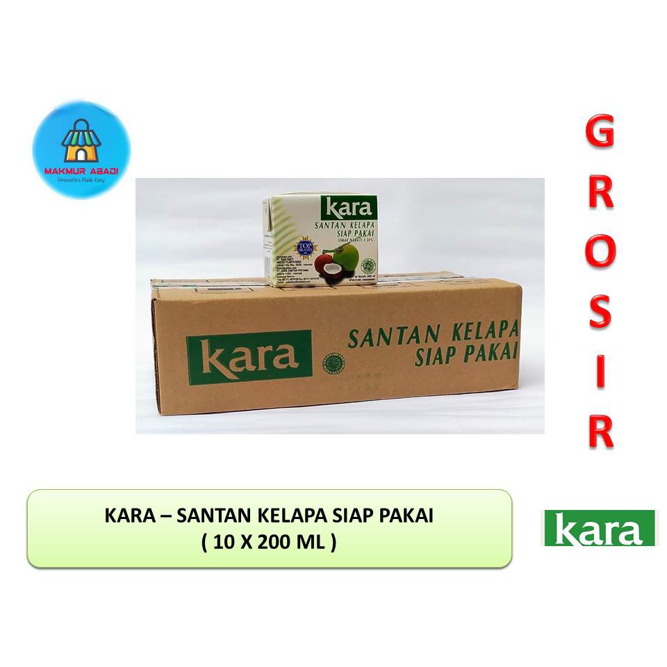

Sun Kara / Kara Santan Kelapa Siap Pakai 200 ml 1 Crtn - Makmur Abadi Official Store