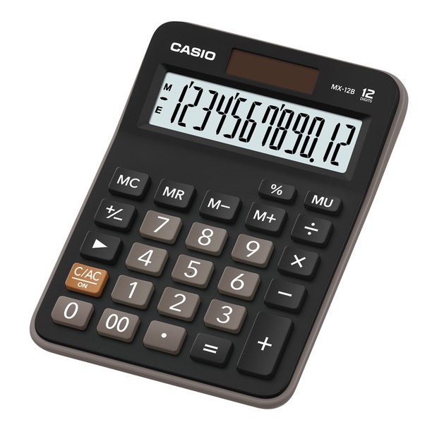 

CASIO MX 12B MX-12 B CALCULATOR MEJA BERKUALITAS MINI DAGANG GARANSI RESMI Casio mx 12b