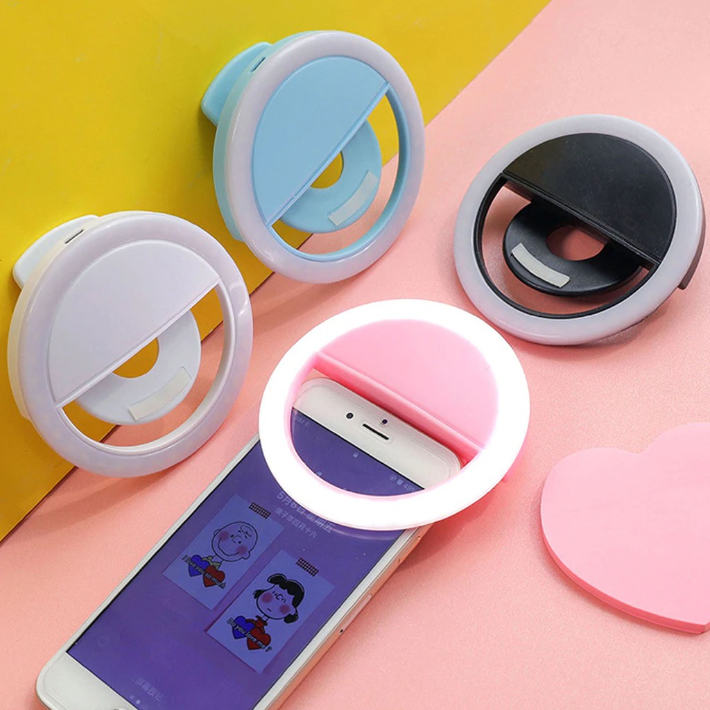 GoodCase - LAMPU FOTO MINI RING LIGHT SELFIE 36 LED RECHARGE USB