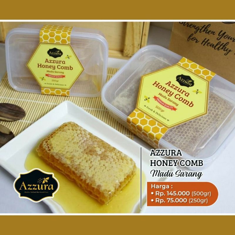

Madu Sarang Azzura | Madu Azzura Honey Comb #madumurni #maduherbal #madu
