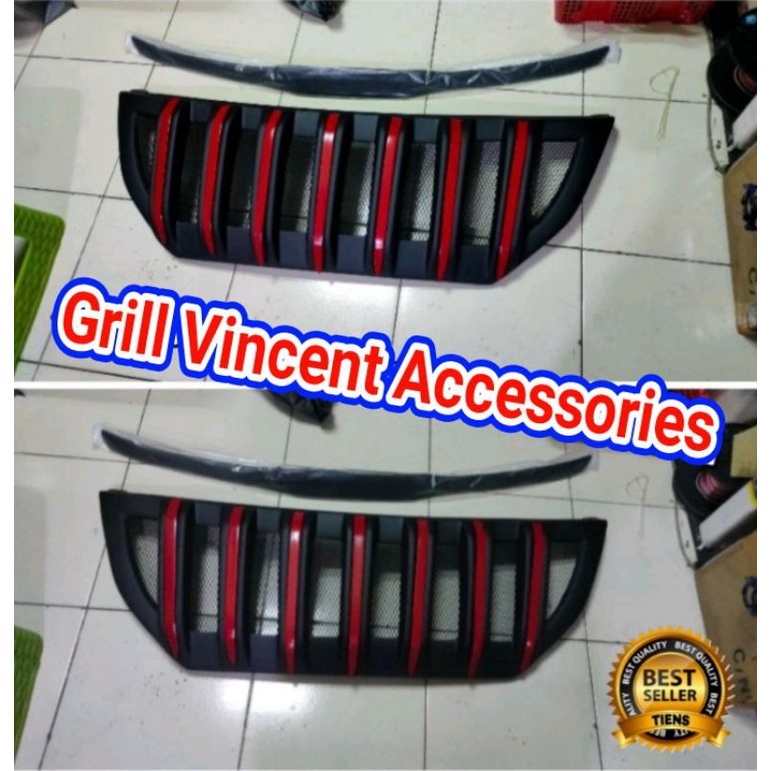 Gril apolo inova 2014 2015 list merah Grill depan innova barong apollo