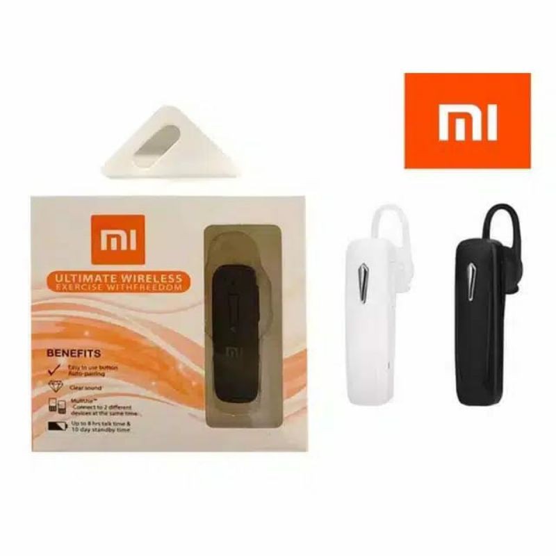 earphone Bluetooth MI wireless Mono1 headset telfon bisnis mic