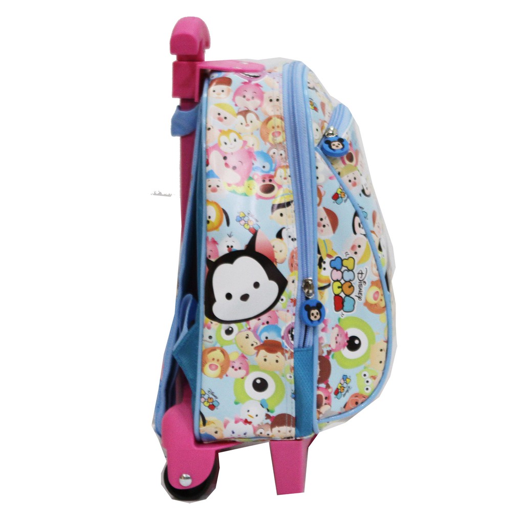 Tas Trolley Dorong Anak Sekolah PG / Paud Bahan Kain Sponge Tahan Air PAUD 2 - 3 Tahun