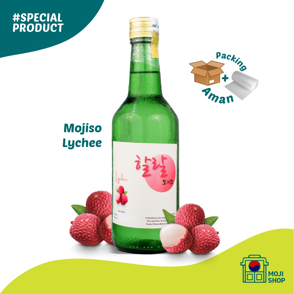 

SOJU HALAL MOJISO RASA LYCHEE / LECI MOCKTAIL ( HALAL 100% & NON ALCOHOL )