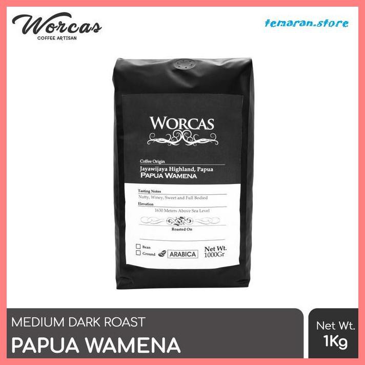 

Kopi- Kopi Arabica Papua Wamena 1 Kg (Biji/Bubuk) | Worcas Coffee - KOPI BIJI -Biji-Kopi.