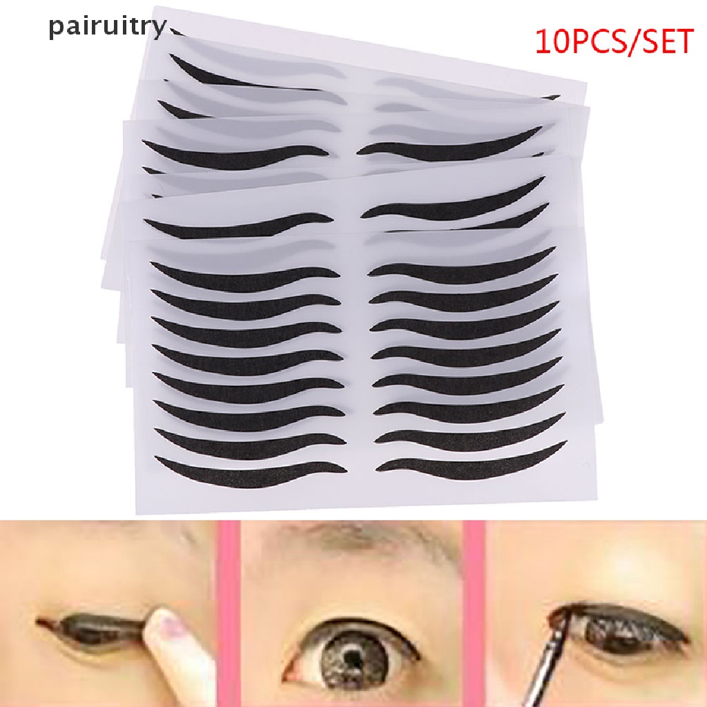 Prt 10pcs / Kantong Stiker Eyeliner Sexy Untuk Makeup