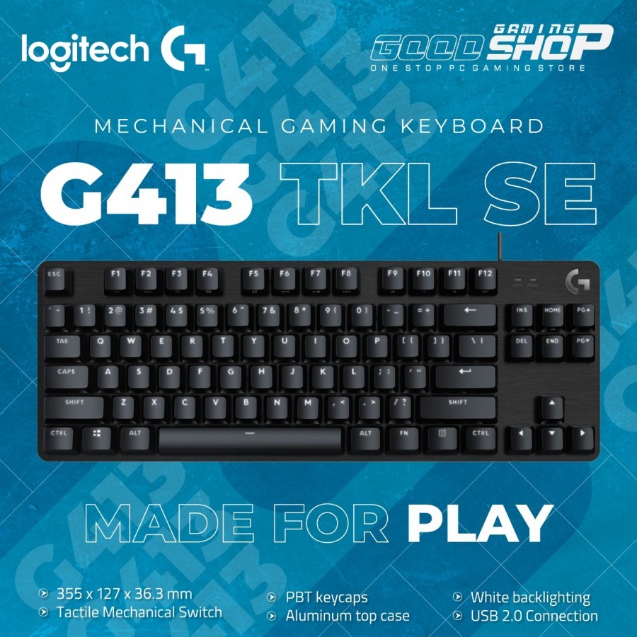 Logitech G413 TKL SE Mechanical - Gaming Keyboard