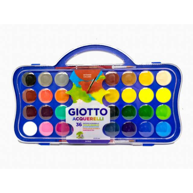 

GIOTTO MINI WATERCOLOR 36COL 23mm