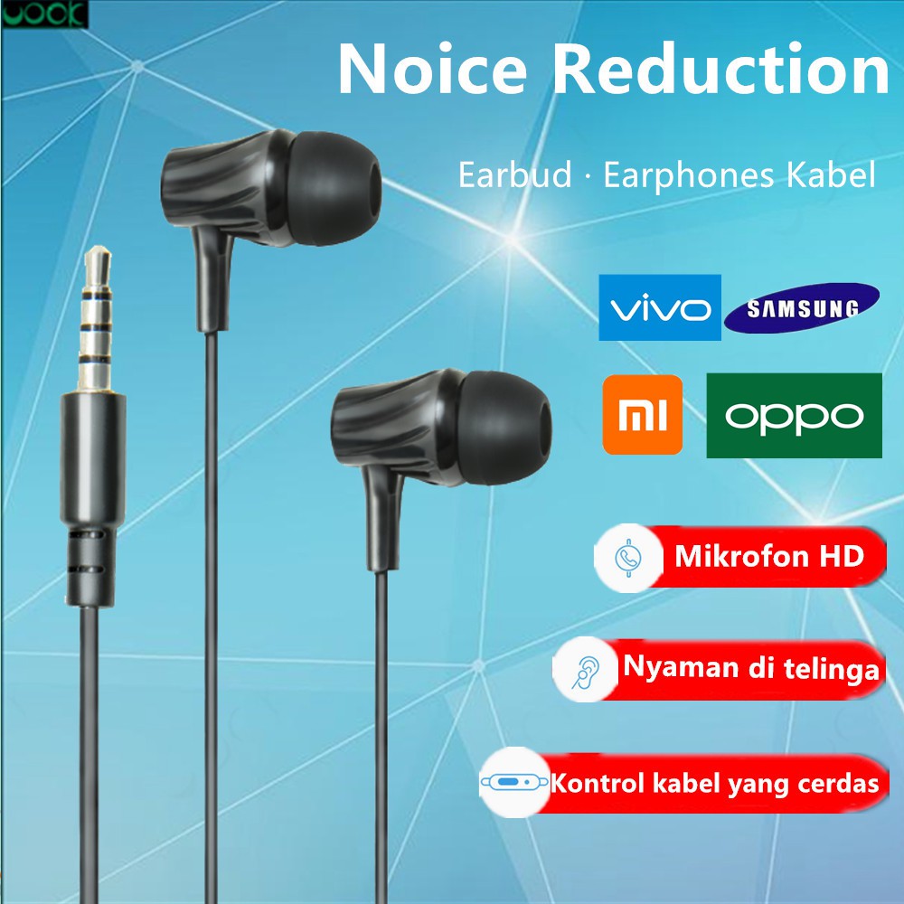 [UOOK] Headset Earphone High Quality/OPPO/VIVO/XIAOMI