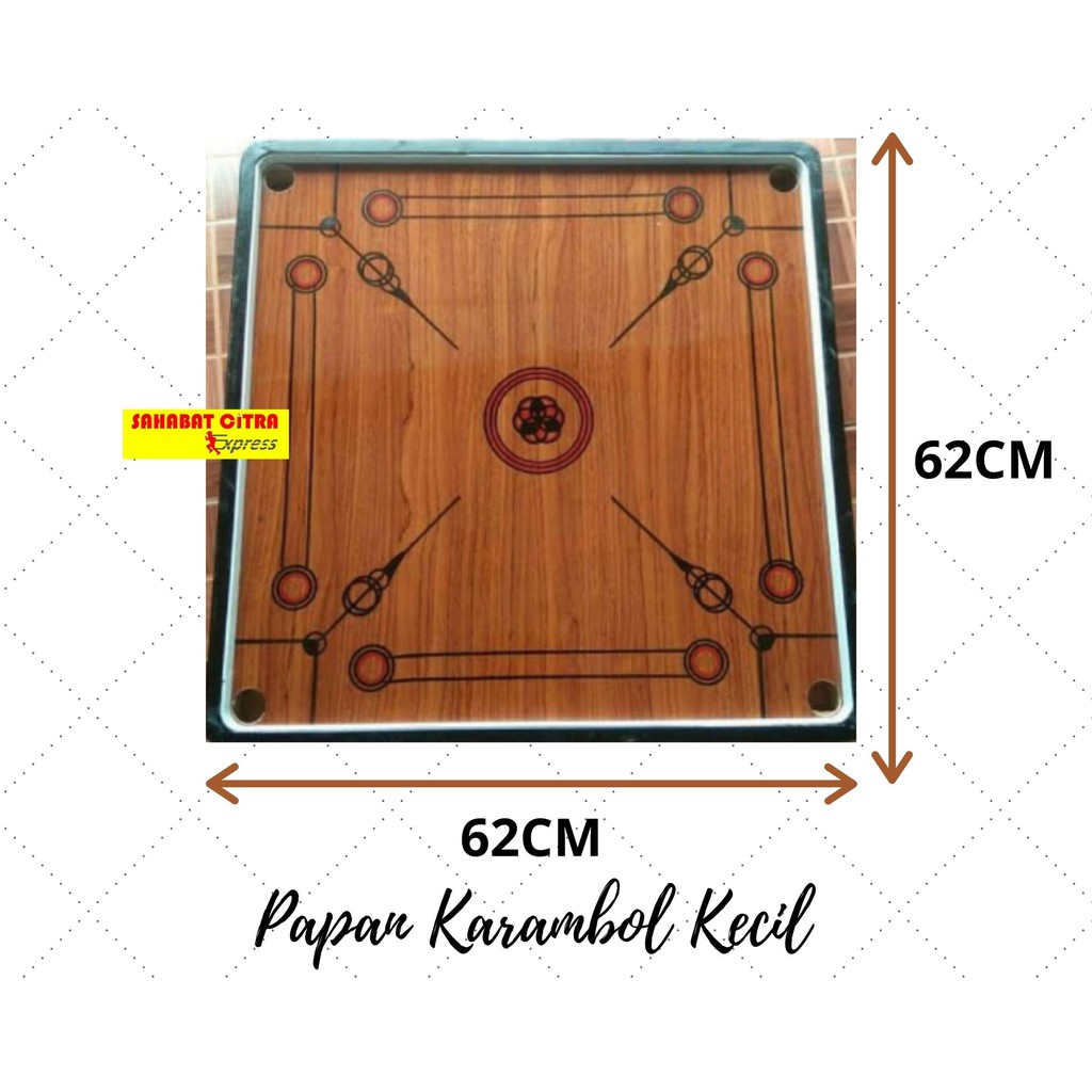 

PAPAN KARAMBOL KECIL 62X62CM 板子