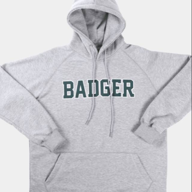 Sweater Hoodie Zipper BADGER abu Misty