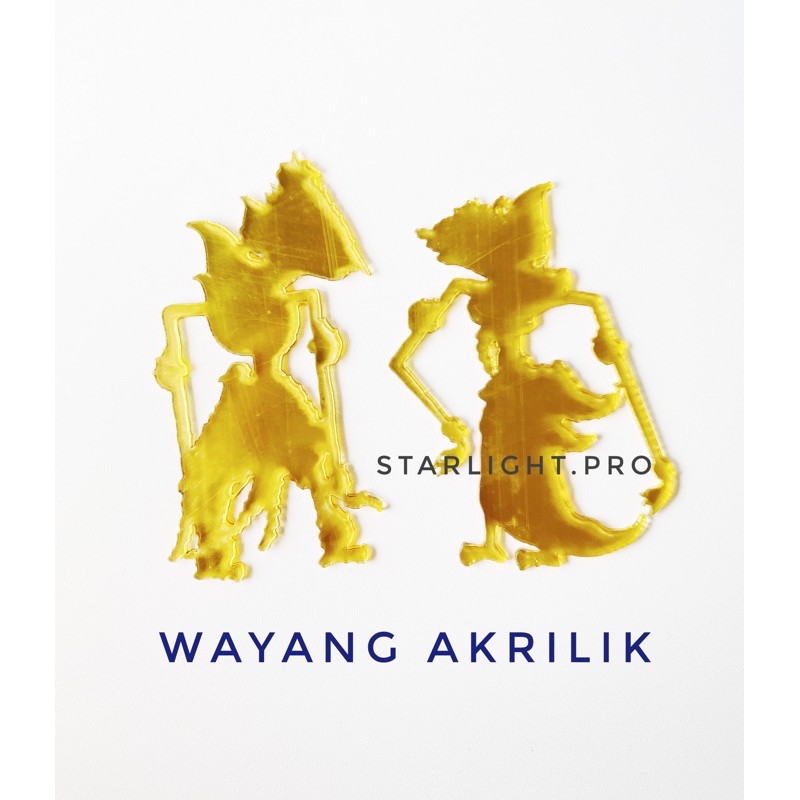 MAHAR PERNIKAHAN AKRILIK / WAYANG / BAHAN MAHAR / BAHAN CRAFT