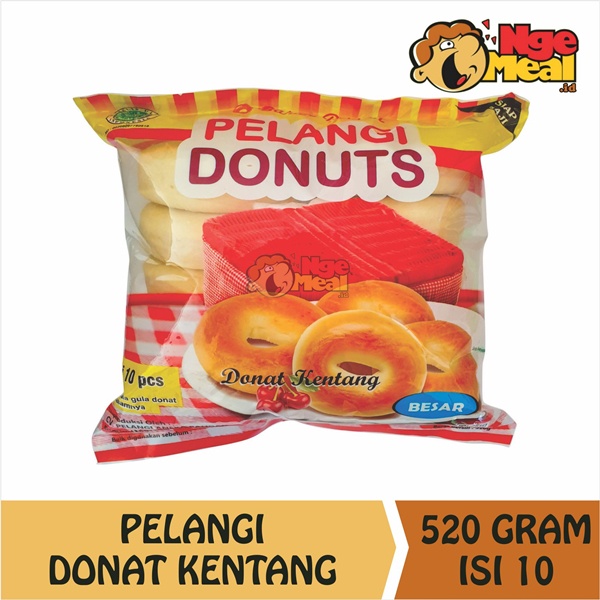 

PELANGI Donat isi 10 Pcs