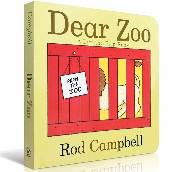 Dear Zoo Board Book Lift The Flap Book Buku Anak