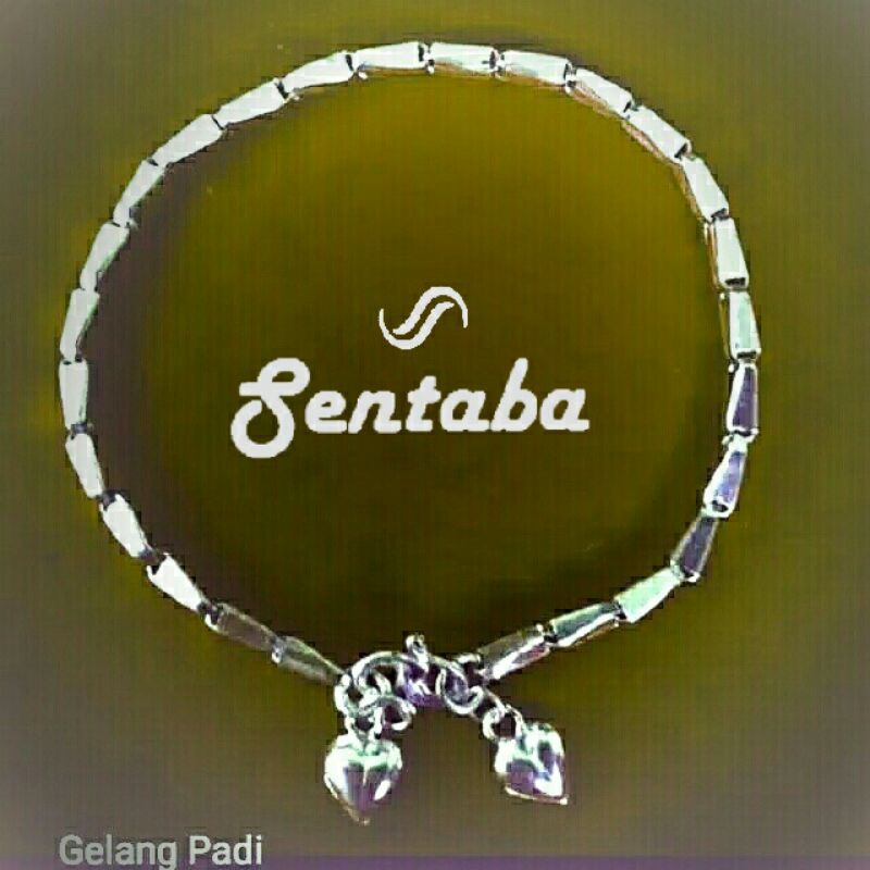 Gelang  Perak Murni 999 Padi Anak