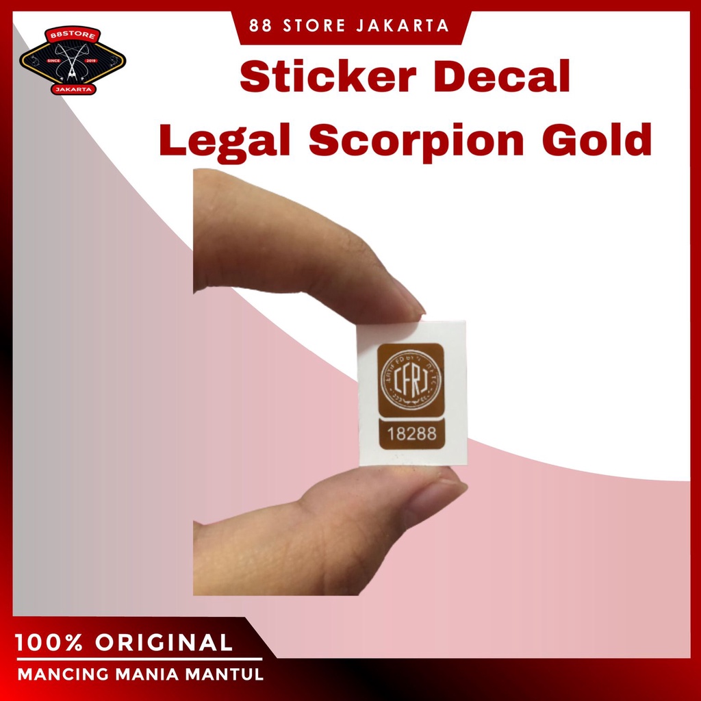 sticker decal shimano scorpion