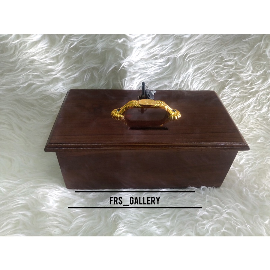 Kotak Amal Kayu Jati