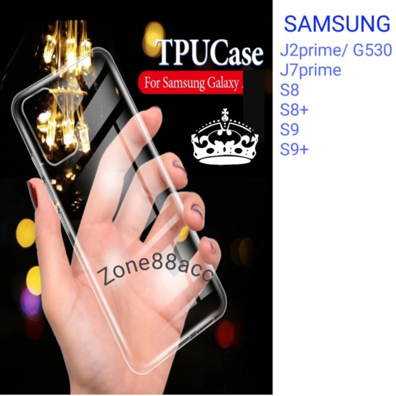 Silikon Samsung J2 prime J7 prime S8 plus S9 plus G530 Clear Case Soft Bening Ultrathin Casing Cover Softcase Silikon Soft Pelindung belakang handphone TPU 2mm