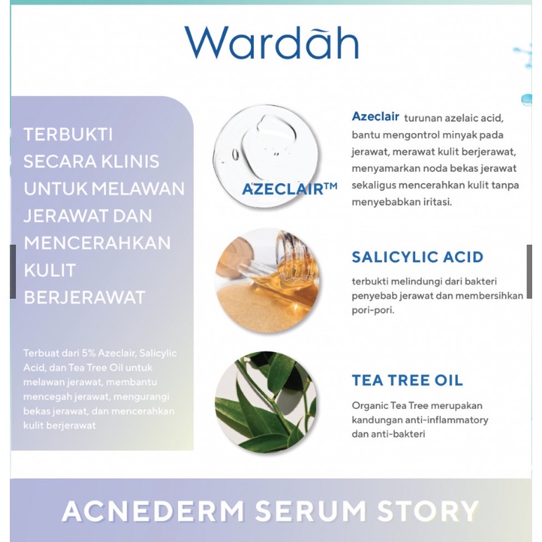 Wardah Acnederm Acne Care Serum 15 ml