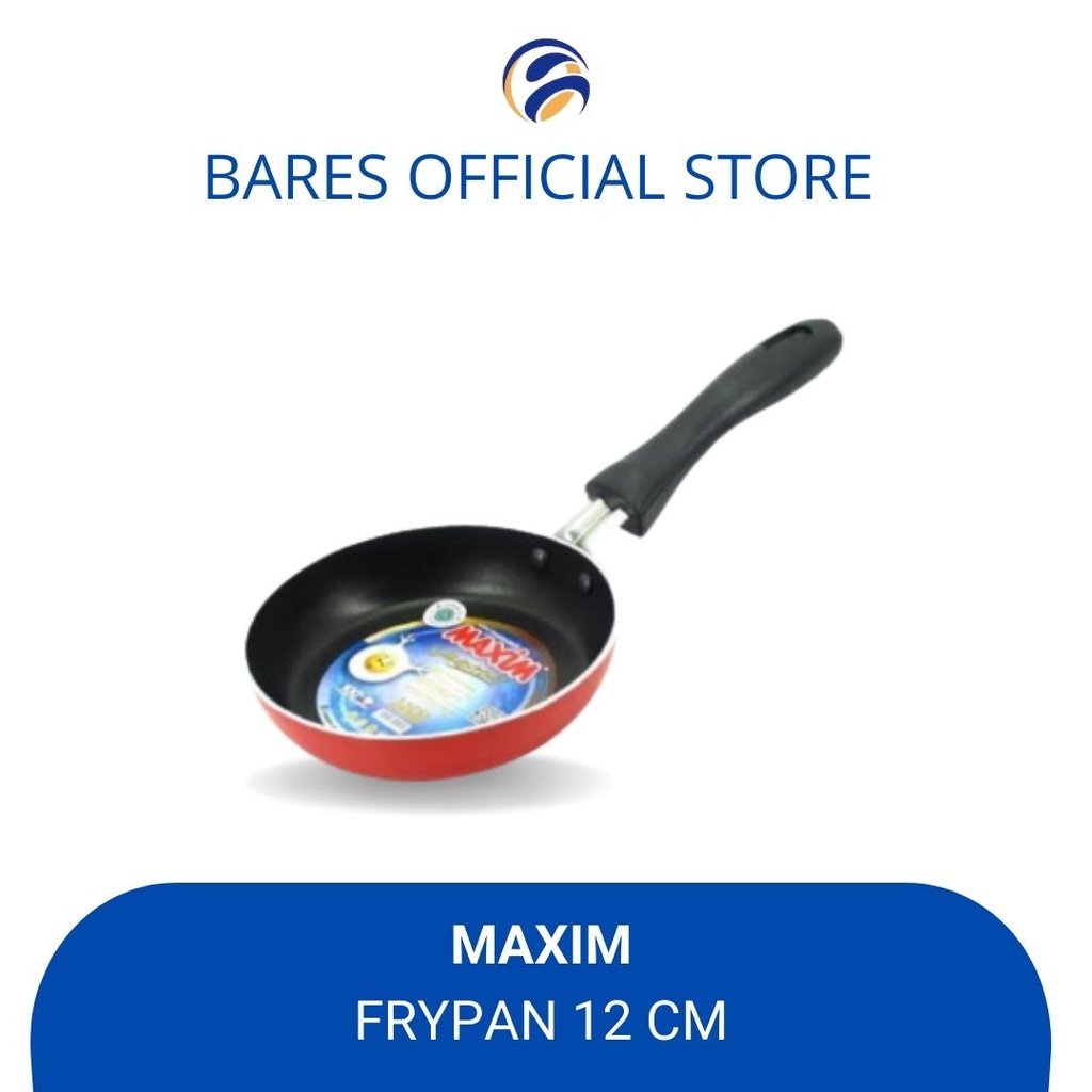 Fry Pan Maxim, Teflon Penggoreng , Wajan Valentino. Pilih Ukuran 12 Sampai 26. Frypan Bulat