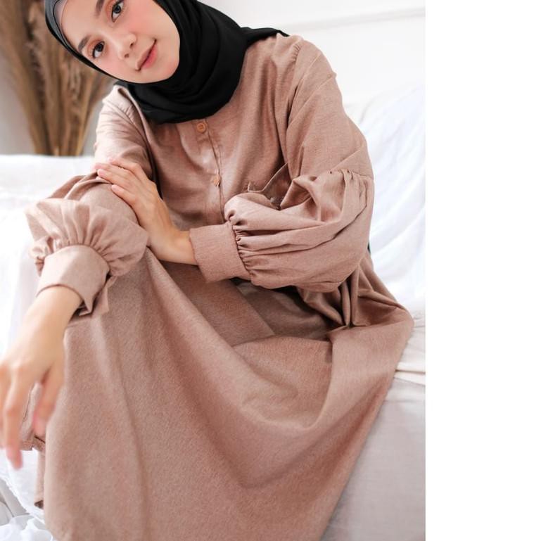 ➱ ALFAZZA / Nadira tunic/ ATASAN WANITA LILAC /FASHION MUSLIM / BUSUI / Cotton madinah PREMIUM/BIGSI