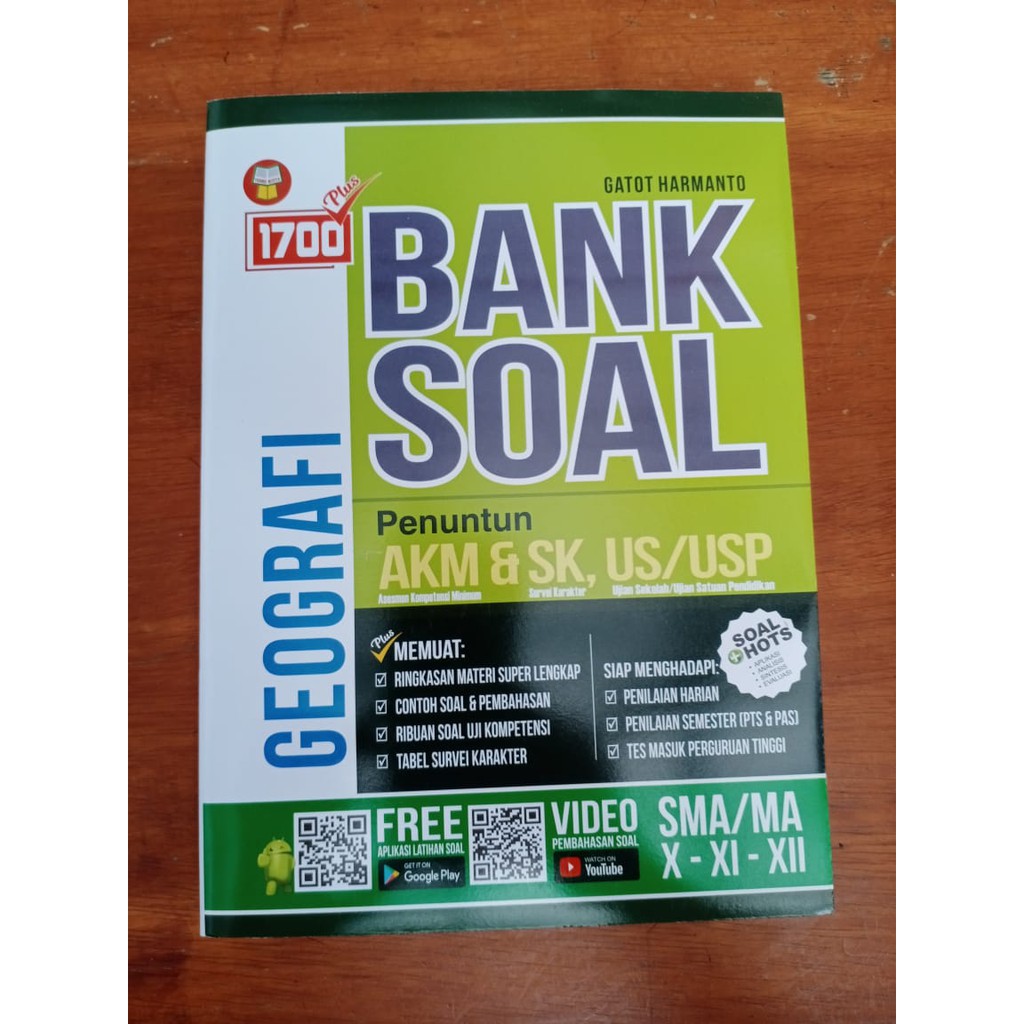 Buku 1700 Bank Soal Geografi Sma Ma Buku Bank Soal Geografi Bank Soal Geografi Sma Edisi Revisi Shopee Indonesia