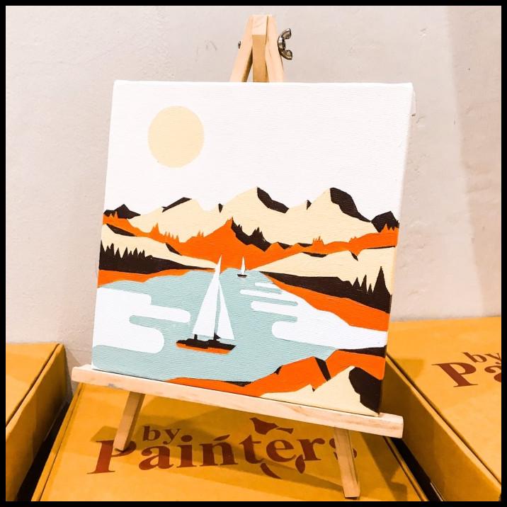 

Paint By Number Peninsula | Bypainters | Painting Set | 20X20Cm Kanvas