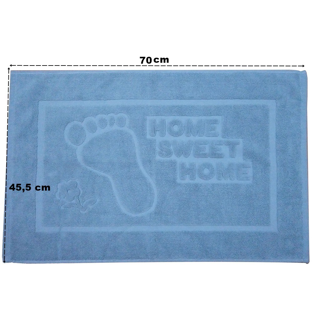 Terry Palmer Keset Handuk Premium 45 x 70 cm - Motif KAKI /Keset kamar mandi/keset rumah