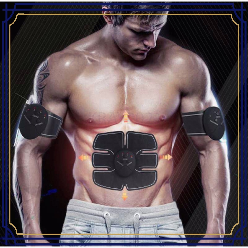 Alat Stimulator Terapi EMS Otot Six Pack ABS Abdominal Muscle - BY232