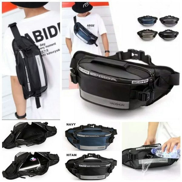 ★ASTR BTS - Waistbag Tas Pinggang Haoshuai ORIGINAL ANTI AIR 100%