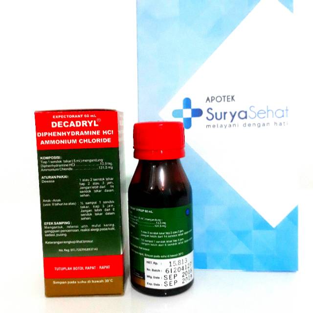 Sirup Obat Batuk Decadryl 60/120ml - Sirup Decadryl