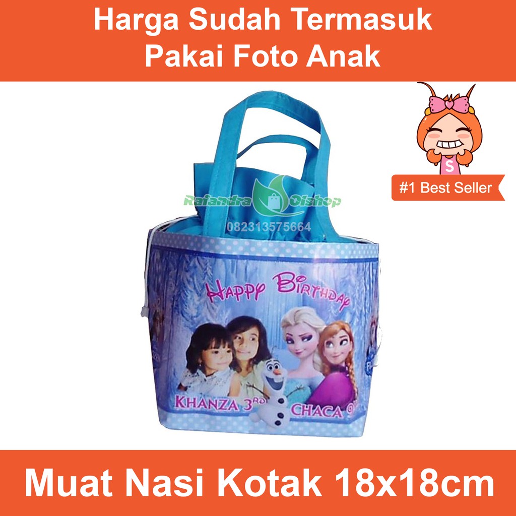 

tas ultah anak bingkisan nasi kotak