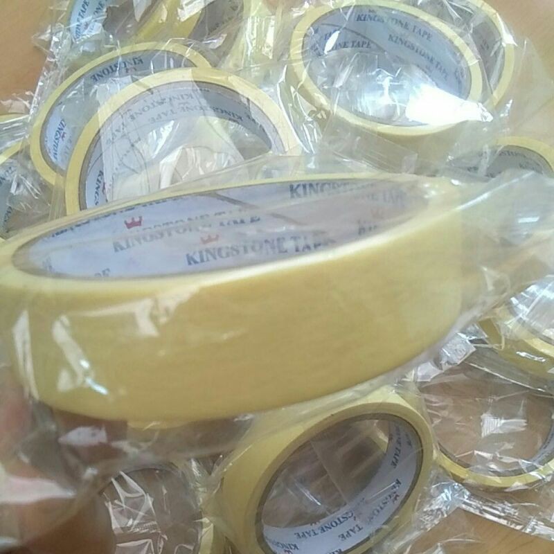 

Masking Tape Lakban kertas 1 inch perekat kertas tape solasi