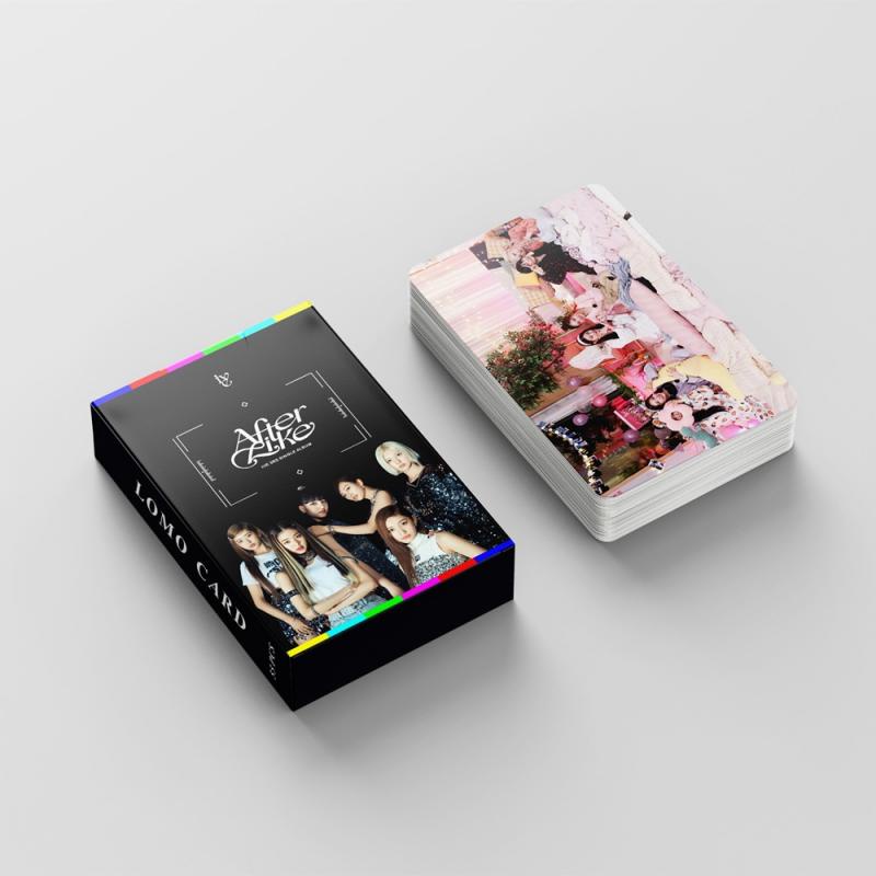 55pcs / box Kartu Foto Kpop IVE Album After Like