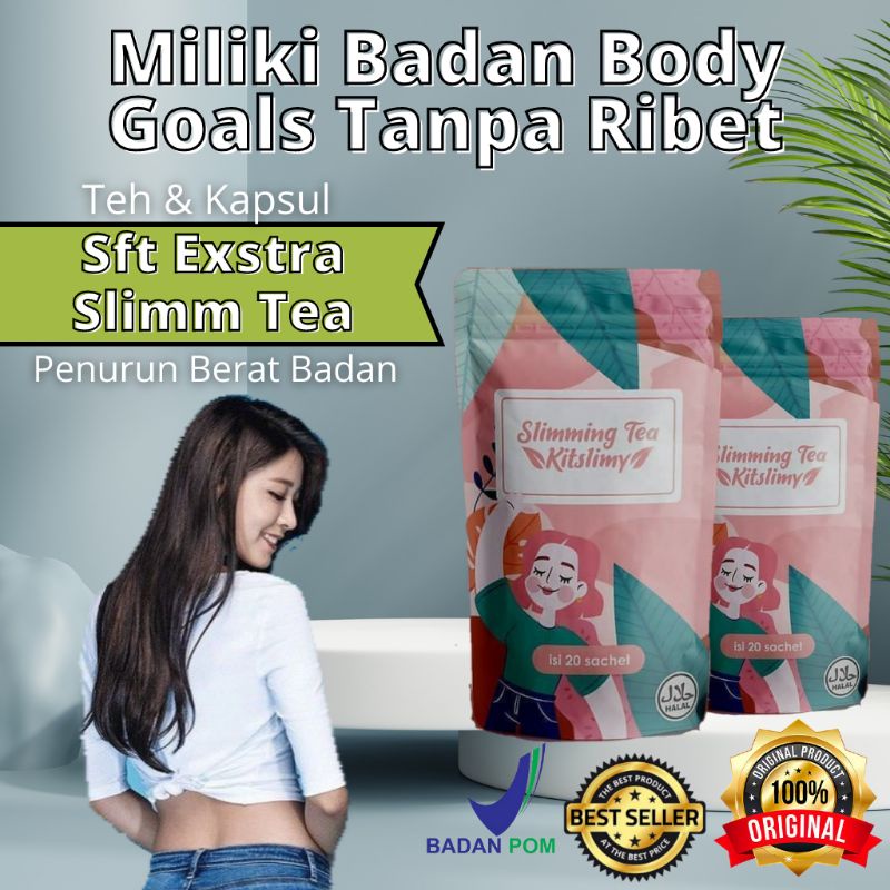 🟥KITSLIMY READY 🟥 KITSLIMY TEA ISI 20 Kitslimy Slimming Tea Teh Diet Kitslimy