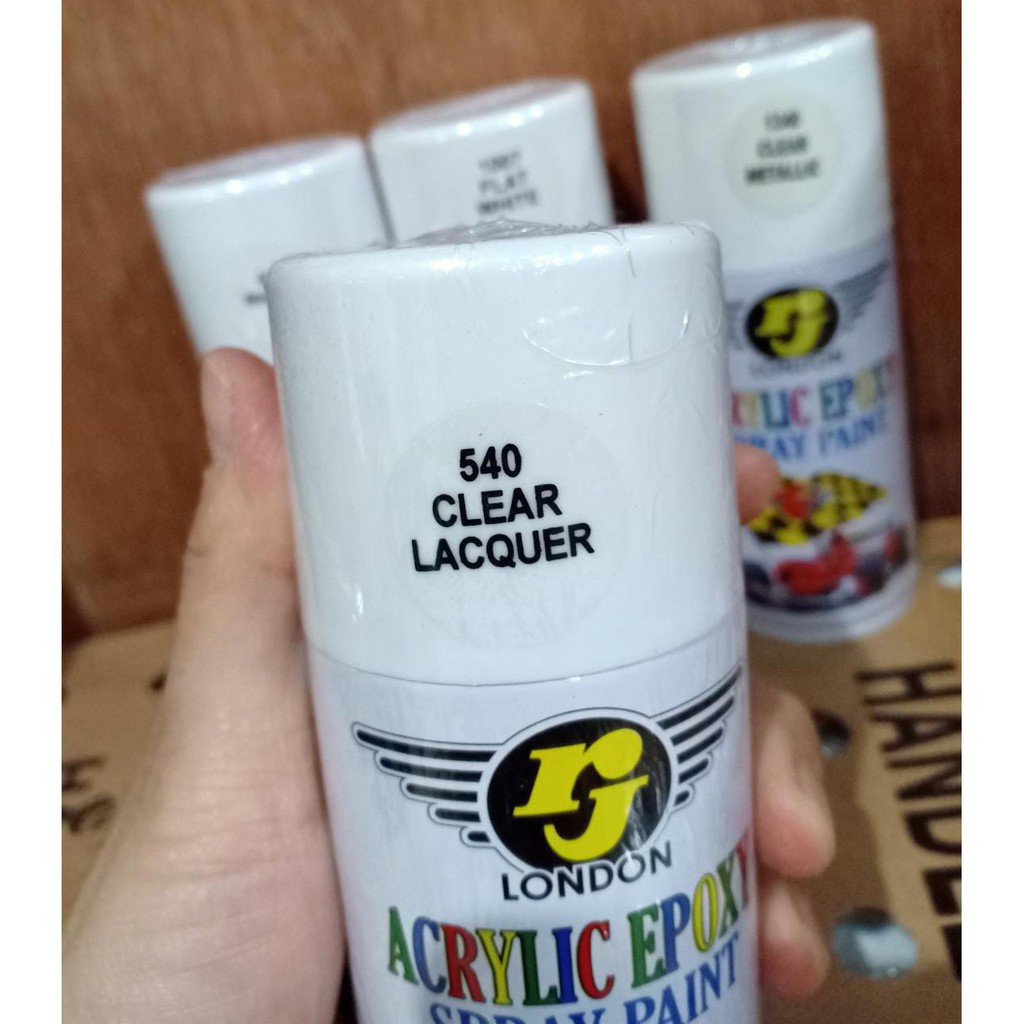 Pilok Pilox RJ London 150cc Warna Putih, Putih Doff dan Clear (Kecil)